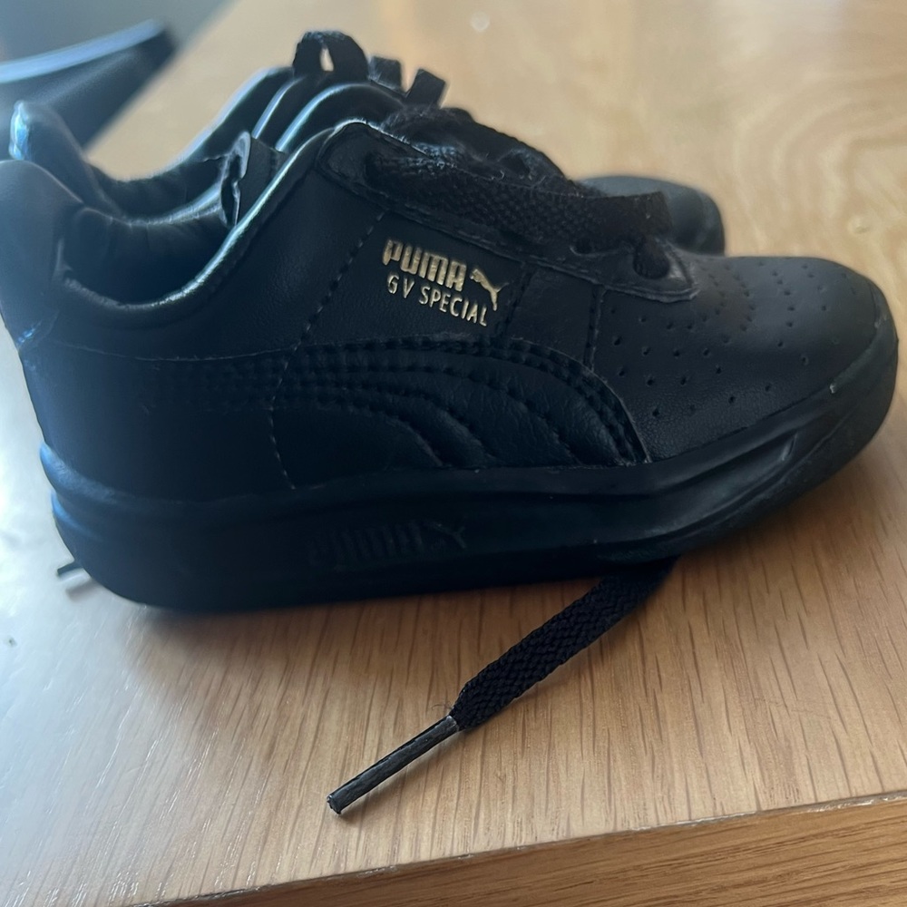 Puma Kids GV Special Black Sneakers baby size 5